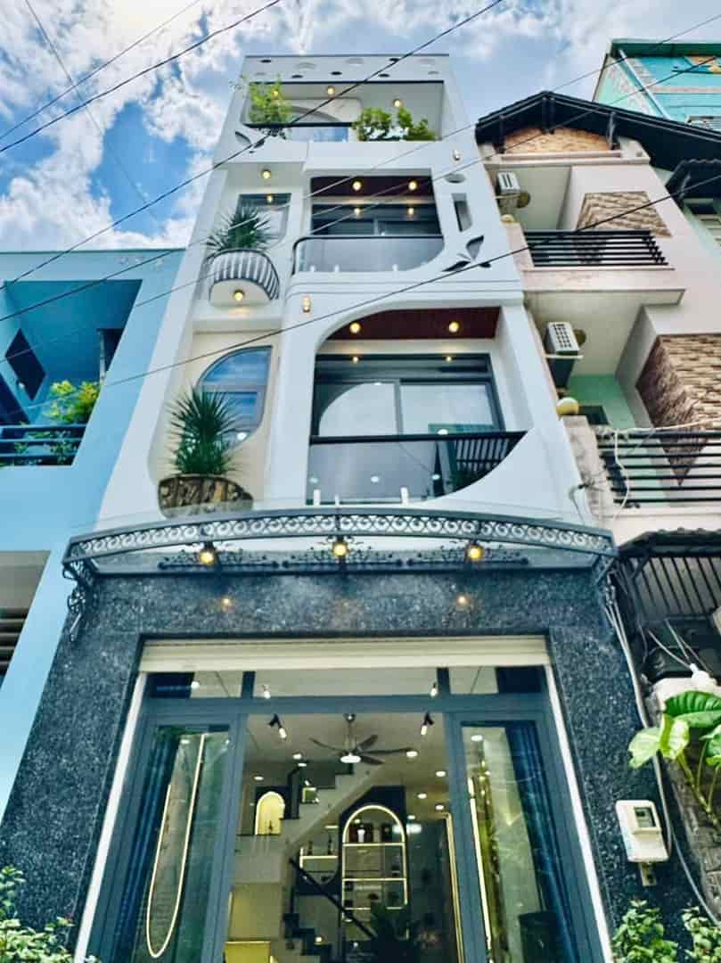 Ngộp! Bán nhà 51m² đườngTL 47, Thạnh Lộc, Q12. Xây 4 tầng, hẻm 6m, giá 1 tỷ 880. Sổ sẵn