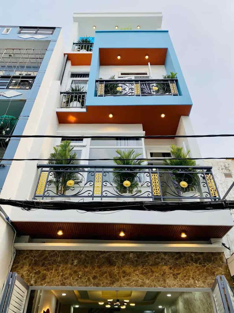Sở hữu nhà 50.4m2 Nguyễn Thị Nhuần, Q12 giá 2 tỷ 480 - Ngay cầu Đất Sét. Xây 1 trệt 3 lầu, hẻm oto
