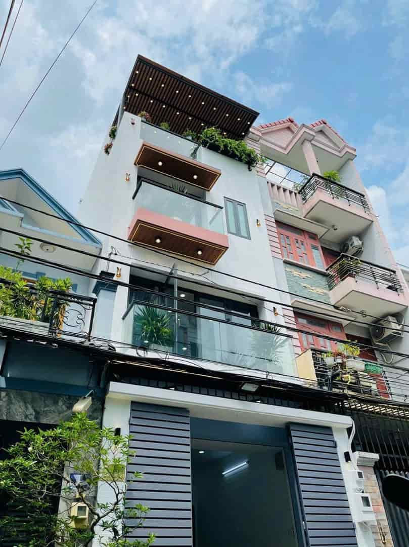 Gần Vạn Hạnh Mall - nhà 80m2 Sư Vạn Hạnh, Q10 giá 4 tỷ 550, Xây 1 trệt 2 lầu, hẻm 5m, sổ riêng