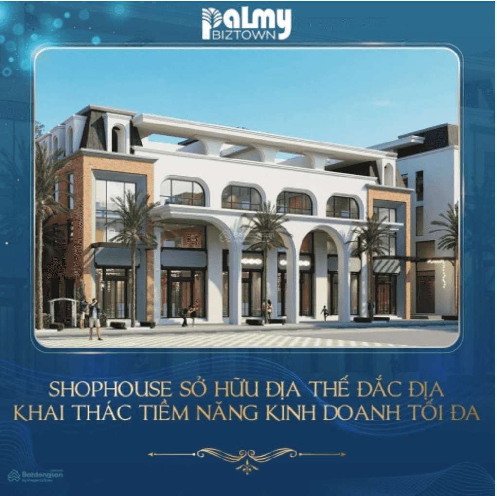 Chuyển nhượng suất đầu tư lô góc Palmy Biztown, gần ga Ngọc Hồi, 80m², giá chỉ 147 triệu/m²