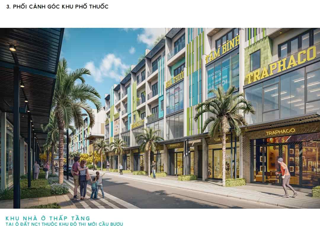 Bán liền kề NC1 Cầu Bươu – 81m² – Giá tốt chỉ 165 triệu/m² – Hướng nhìn ra công viên thoáng mát