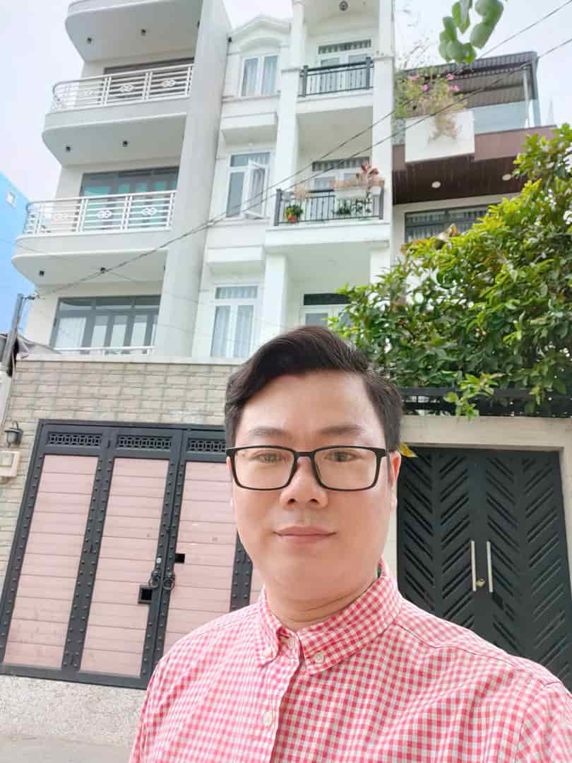 Nhà 4 Tầng, Ngang 4.2, Dài 15, Nở Hậu 7.6m, Đường Nhựa 6m, Đang Cho Thuê 20tr/Tháng