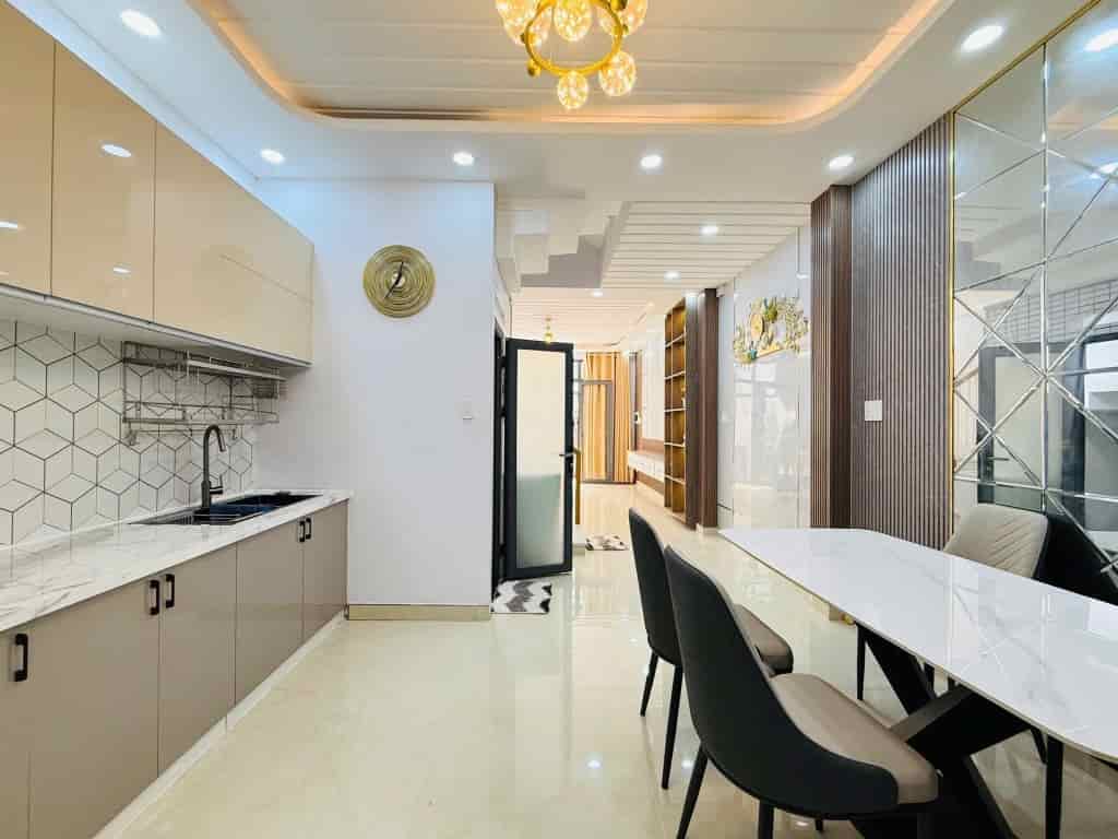 SIÊU MẪU NHÀ ĐẸP 4 TẦNG KHÔNG TÌ VẾT 53M², 4PN, HẺM Ô TÔ, THIẾT KẾ HIỆN ĐẠI, NGAY SÁT SÂN GOLF, KỀ SÂN BAY
