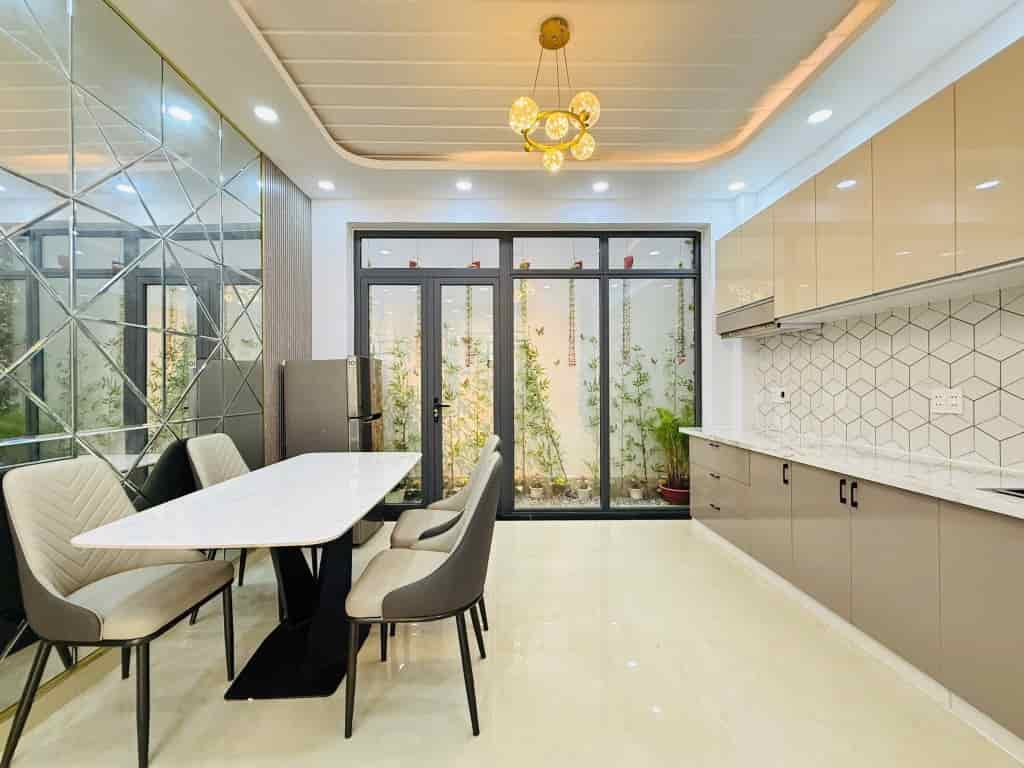 SIÊU MẪU NHÀ ĐẸP 4 TẦNG KHÔNG TÌ VẾT 53M², 4PN, HẺM Ô TÔ, THIẾT KẾ HIỆN ĐẠI, NGAY SÁT SÂN GOLF, KỀ SÂN BAY