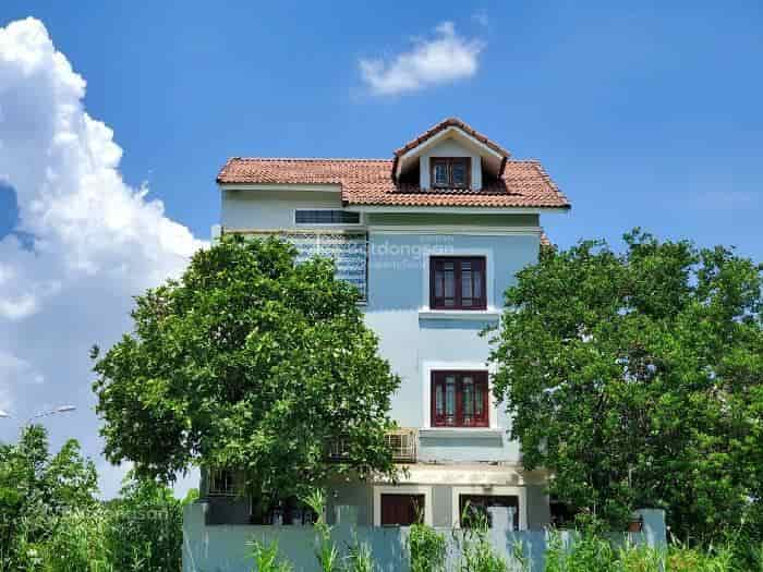 Bán biệt thự 4 tầng 200m2 (10x20m) - đường 8m - Làng Việt Kiều Phong Phú - nhỉnh 12 tỷ, nội thất gỗ cao cấp
