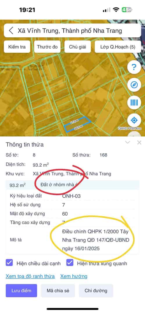 BÁN LÔ ĐẤT GIÁ TỐT - THÔN VÕ DÕNG - VĨNH TRUNG - NHA TRANG GIÁ CHỈ 1,3 TỶ