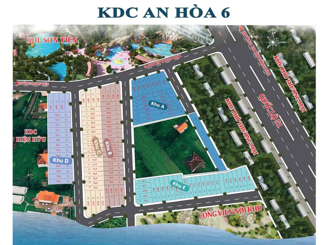 Sát Quận 9, Đất Biên Hòa mặt tiền đường 32m Cơ hội đầu tư sinh lời cao