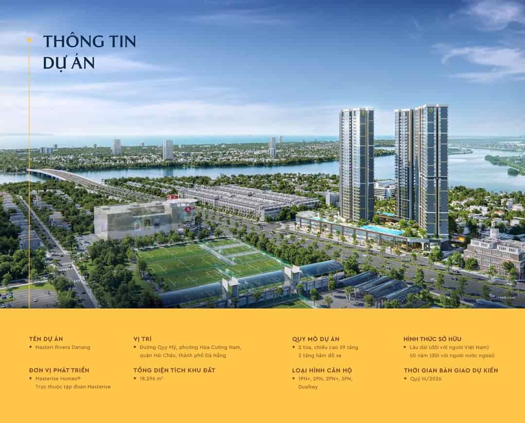 CĂN HỘ CAO CẤP MASTERI RIVERA ĐÀ NẴNG – BIỂU TƯỢNG SỐNG THỜI THƯỢNG BÊN BỜ SÔNG HÀN