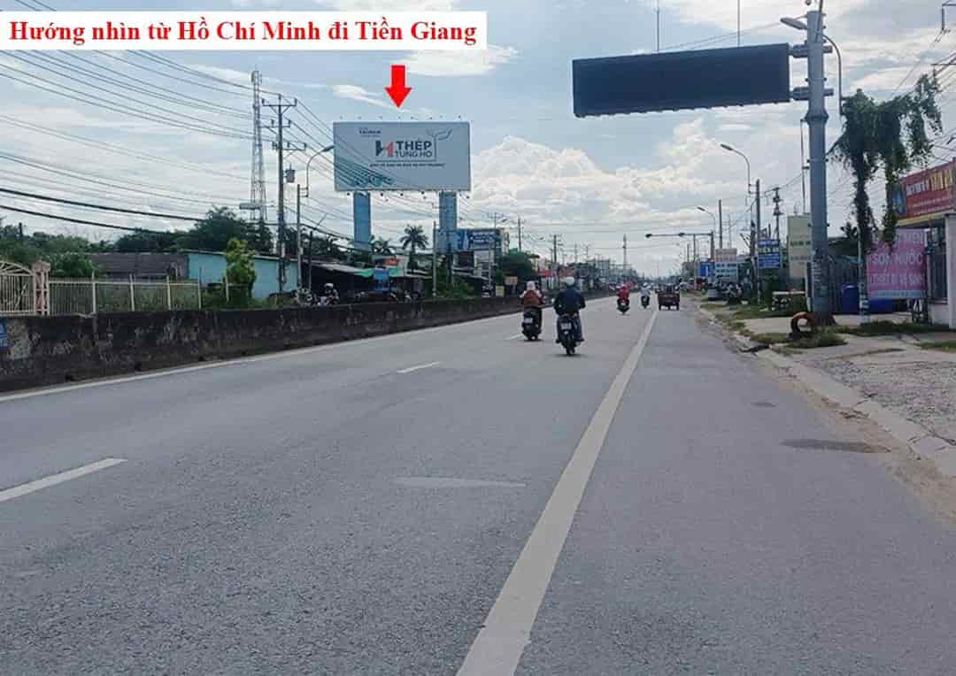 BÁN ĐẤT MẶT TIỀN TRUNG TÂM BẾN LỨC, FULL THỔ CƯ, LỘ GIỚI 12M, GIÁ CHỈ 2,6 TỶ