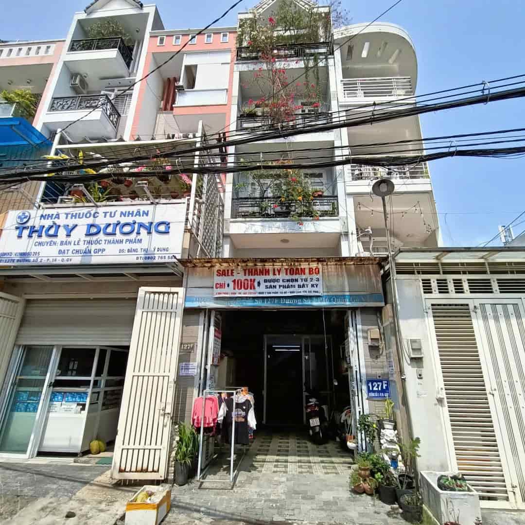 CHÍNH CHỦ HN RÚT VỐN LÀM ĂN BÁN NHÀ MẶT TIỀN KINH DOANH  ĐƯỜNG SỐ 2 P.16 - GÒ VẤP - TP.HCM