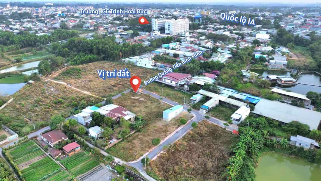 CẦN BÁN NHANH ĐẤT LÔ GÓC SIÊU ĐẸP, QUẢNG TIẾN, BÌNH MINH, GIÁ CHỈ 3.XX TỶ