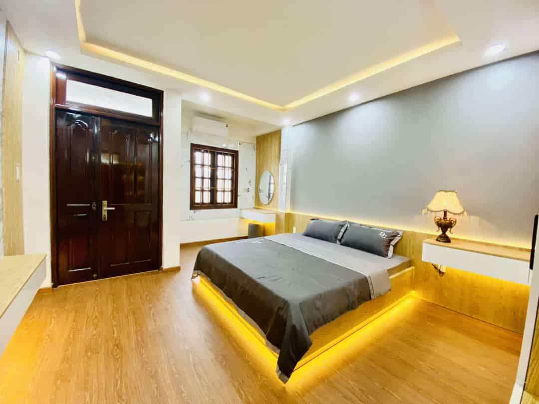 NHÀ ĐẸP LUNG LINH 2 MẶT HẺM OTO - 5 TẦNG ĐÚC 4 PN - 58m2 6.6 TỶ