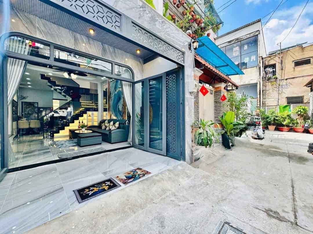 NHÀ MỚI FULL NỘI THẤT GẦN LOTTE MART - 56m2 (4×14) 3 PN - GIÁ 6.38 TỶ