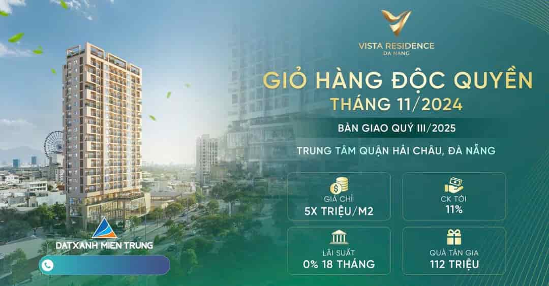 Cần bán 2 dự án Peninsula Da Nang và dự án The Vista Residence tại Hải Châu Và Sơn Trà