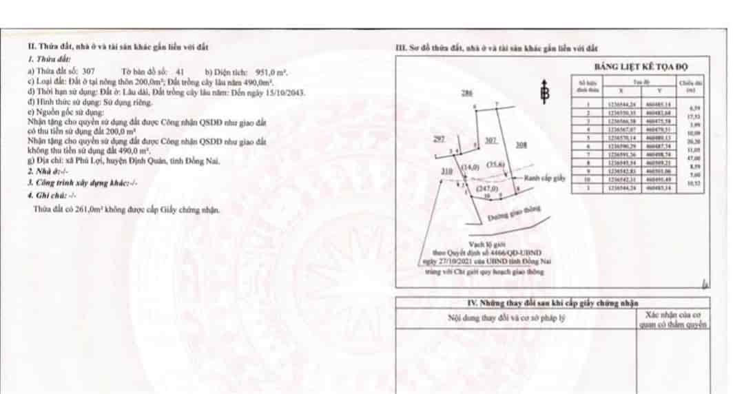 CHÍNH CHỦ CẦN BÁN LÔ ĐẤT ĐẸP TẠI PHÚ LỢI, ĐỊNH QUÁN, Đồng Nai, GIÁ TỐT, TIỀM NĂNG CAO